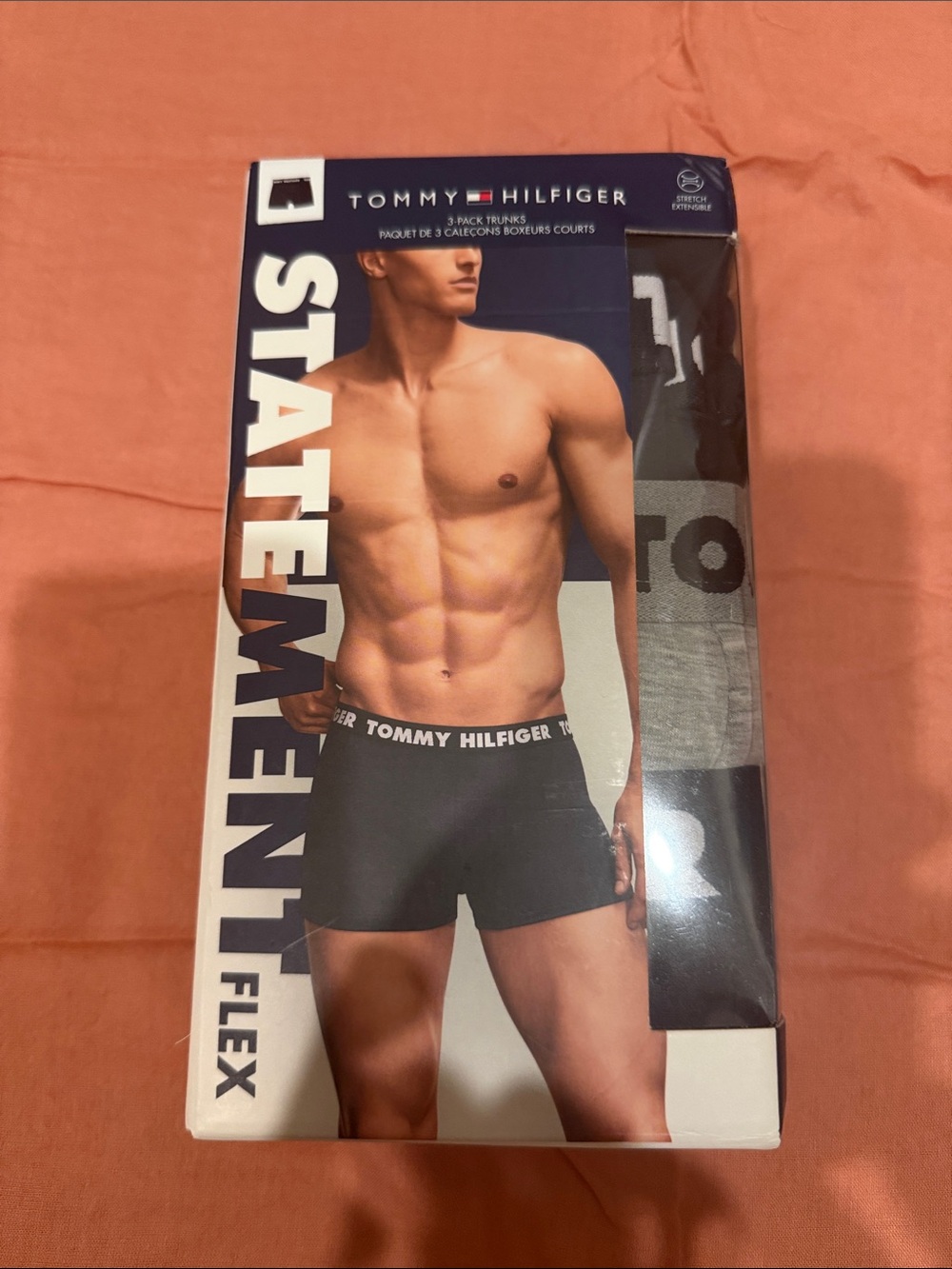 Tommy Hilfiger Men’s Black Boxer Briefs with Logo Waistband